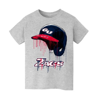  Gonzaga Bulldogs Vive La Fete Youth T-Shirt - Gray